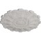 Ekena Millwork Durham Ceiling Medallion (Fits Canopies up to 4 1/4"), Hnd-Painted Ultra Pure White, 31"OD x 1 1/2"P CM31DUUWF - alternate 2